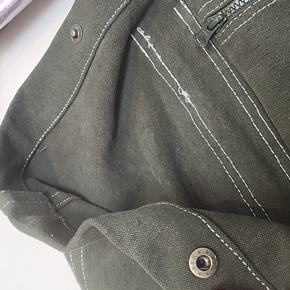 NWT Free People Been There Badge Tote Bag (Extra Large) - Picture 8 of 12